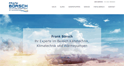 Desktop Screenshot of kaelte-boersch.de